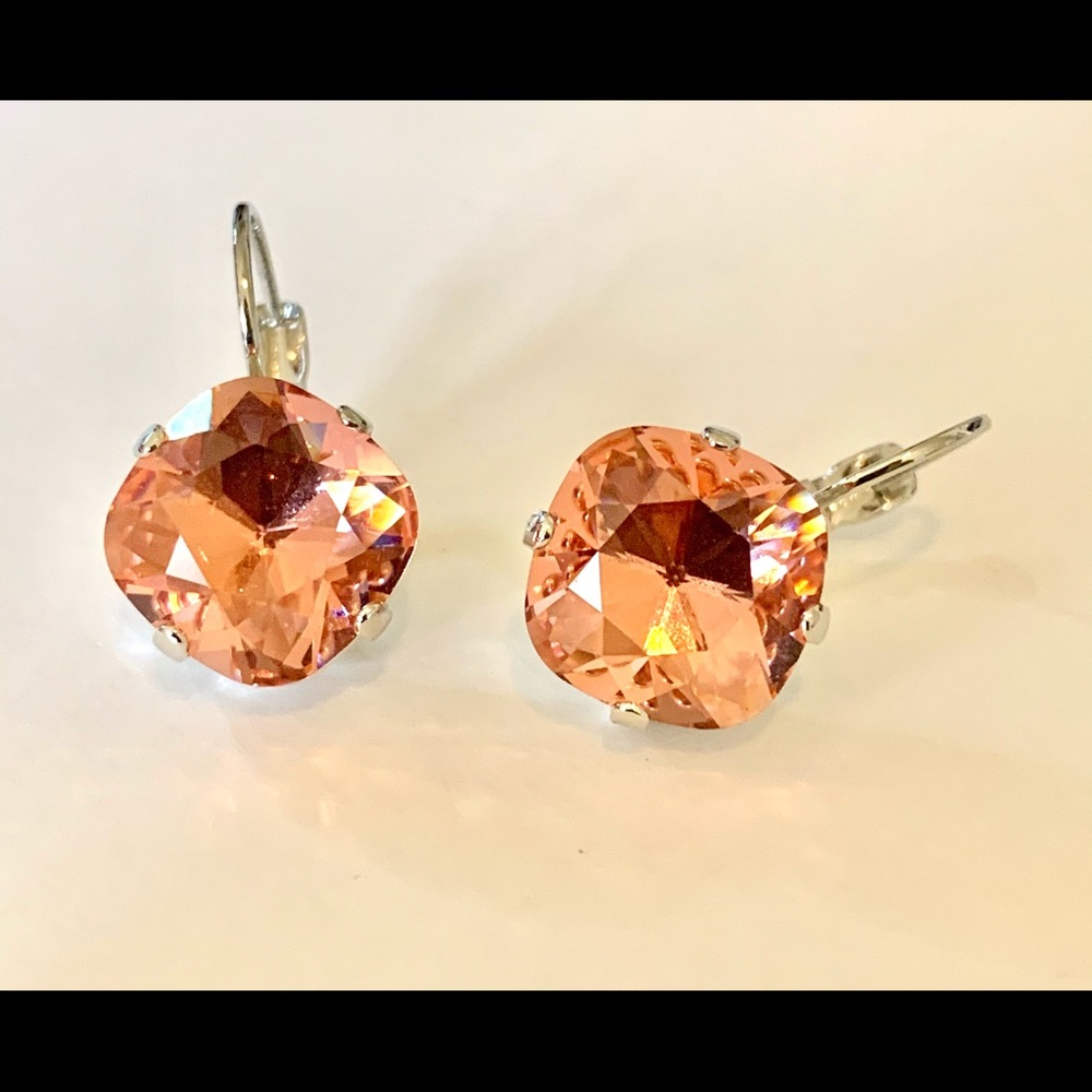 Rose Peach Earrings